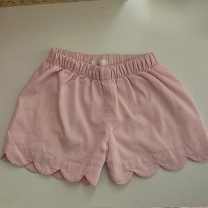 Adorable Pink Scalloped Kids Shorts